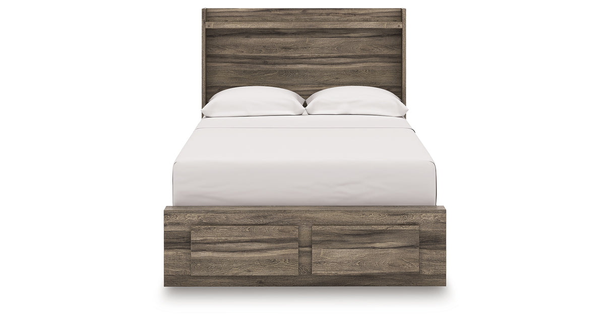 Elbrim Brown Full Panel Storage Bed from Ashley Furniture - Luna Furniture