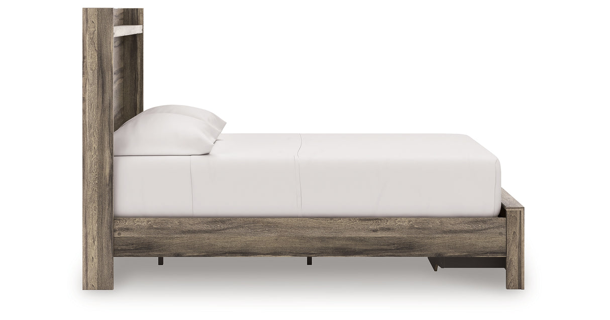 Elbrim Brown Full Panel Storage Bed from Ashley Furniture - Luna Furniture