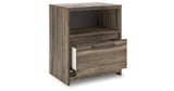 Elbrim King Panel Bed, Dresser, Mirror and 2 Nightstands from Ashley - Luna Furniture