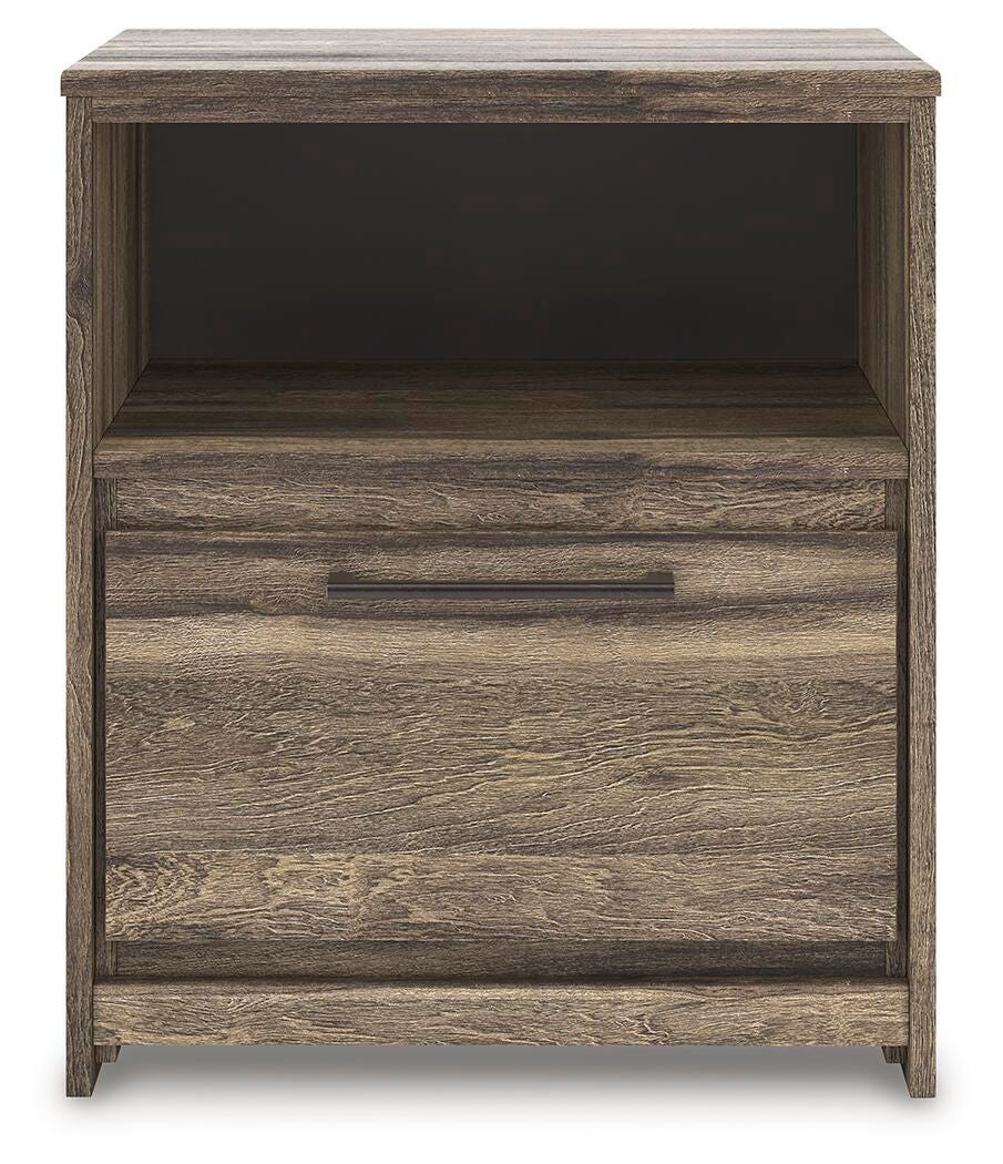Elbrim King Panel Bed, Dresser, Mirror and 2 Nightstands from Ashley - Luna Furniture