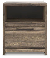 Elbrim King Panel Bed, Dresser, Mirror and 2 Nightstands from Ashley - Luna Furniture