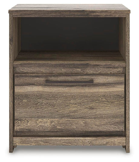 Elbrim King Panel Bed, Dresser, Mirror and 2 Nightstands from Ashley - Luna Furniture