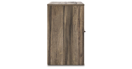 Elbrim King Panel Bed, Dresser, Mirror and 2 Nightstands from Ashley - Luna Furniture