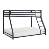 Jovie Black Metal Twin/Twin Bunk Bed from Homelegance - Luna Furniture
