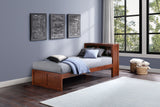 Rowe Dark Cherry Twin Bookcase Bed from Homelegance - Luna Furniture