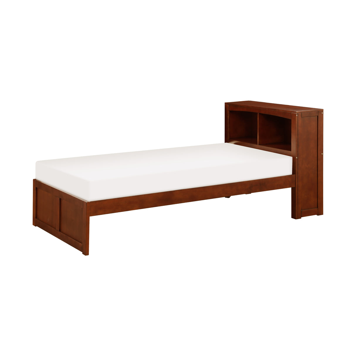 Rowe Dark Cherry Twin Bookcase Bed from Homelegance - Luna Furniture