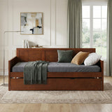 Rowe Dark Cherry Twin/Twin Bunk Bed from Homelegance - Luna Furniture