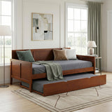 Rowe Dark Cherry Twin/Twin Bunk Bed from Homelegance - Luna Furniture