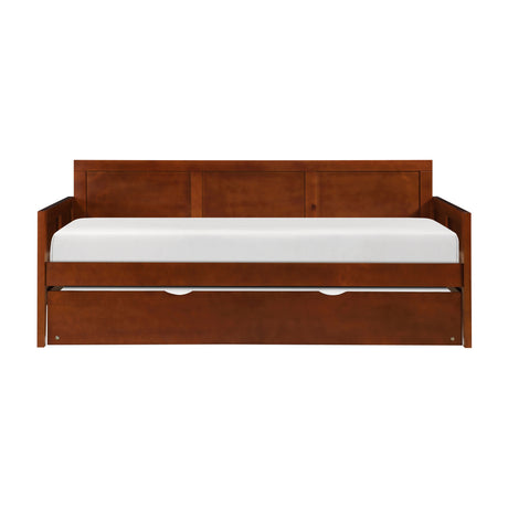 Rowe Dark Cherry Twin/Twin Bunk Bed from Homelegance - Luna Furniture