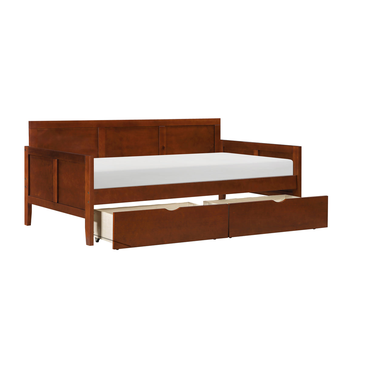 Rowe Dark Cherry Twin/Twin Bunk Bed from Homelegance - Luna Furniture