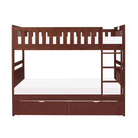 Rowe Dark Cherry Nightstand from Homelegance - Luna Furniture