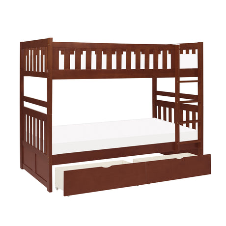 Rowe Dark Cherry Nightstand from Homelegance - Luna Furniture