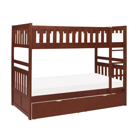 Rowe Dark Cherry Nightstand from Homelegance - Luna Furniture