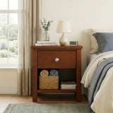 Rowe Dark Cherry Nightstand from Homelegance - Luna Furniture