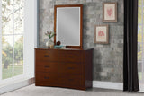 Rowe Dark Cherry Mirror (Mirror Only) from Homelegance - Luna Furniture