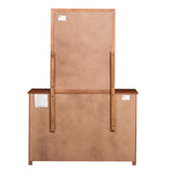 Rowe Dark Cherry Mirror, Wide from Homelegance - Luna Furniture