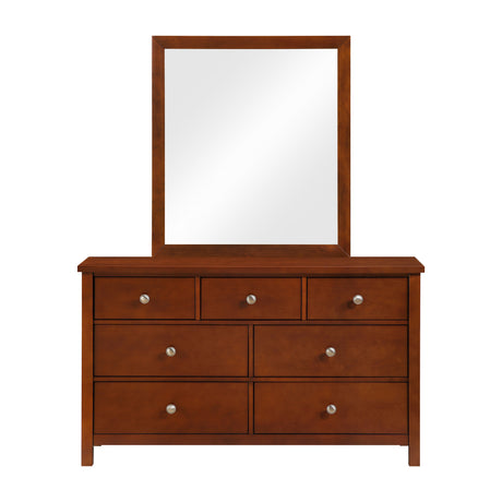 Rowe Dark Cherry Mirror (Mirror Only) from Homelegance - Luna Furniture