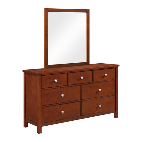 Rowe Dark Cherry Mirror (Mirror Only) from Homelegance - Luna Furniture