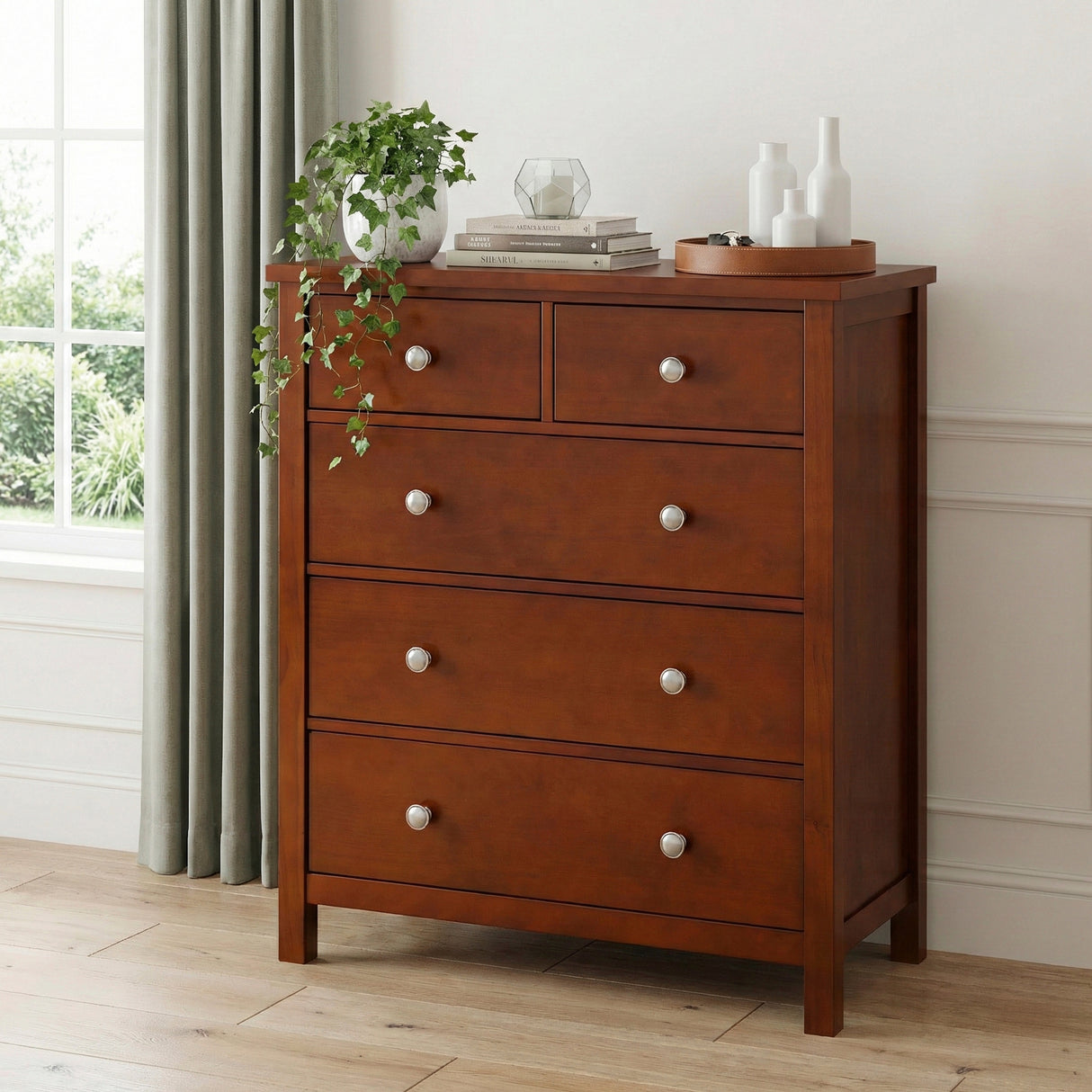 Rowe Dark Cherry Drawer Chest from Homelegance - Luna Furniture