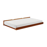 Rowe Dark Cherry Twin/Full Bunk Bed with Twin Trundle from Homelegance - Luna Furniture