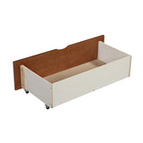 Rowe Dark Cherry Twin/Twin Bed with Storage Boxes from Homelegance - Luna Furniture