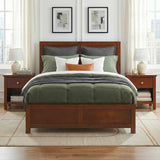 Rowe Dark Cherry Full Platform Bed from Homelegance - Luna Furniture