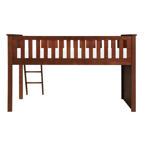 Rowe Dark Cherry Full/Full Bunk Bed with Storage Boxes from Homelegance - Luna Furniture