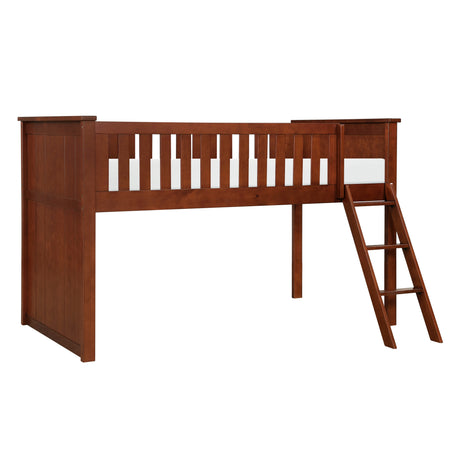 Rowe Dark Cherry Full/Full Bunk Bed with Storage Boxes from Homelegance - Luna Furniture