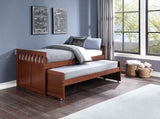 Rowe Dark Cherry Twin Captains Trundle Bed from Homelegance - Luna Furniture