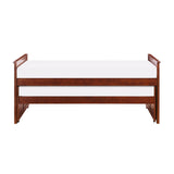 Rowe Dark Cherry Twin Captains Trundle Bed from Homelegance - Luna Furniture