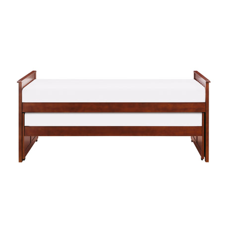 Rowe Dark Cherry Twin Captains Trundle Bed from Homelegance - Luna Furniture