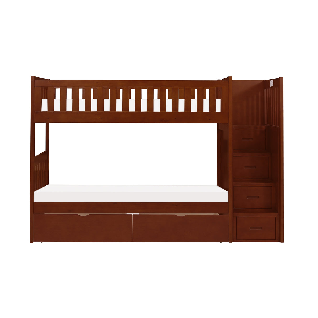 Rowe Dark Cherry Twin Platform Bed from Homelegance - Luna Furniture