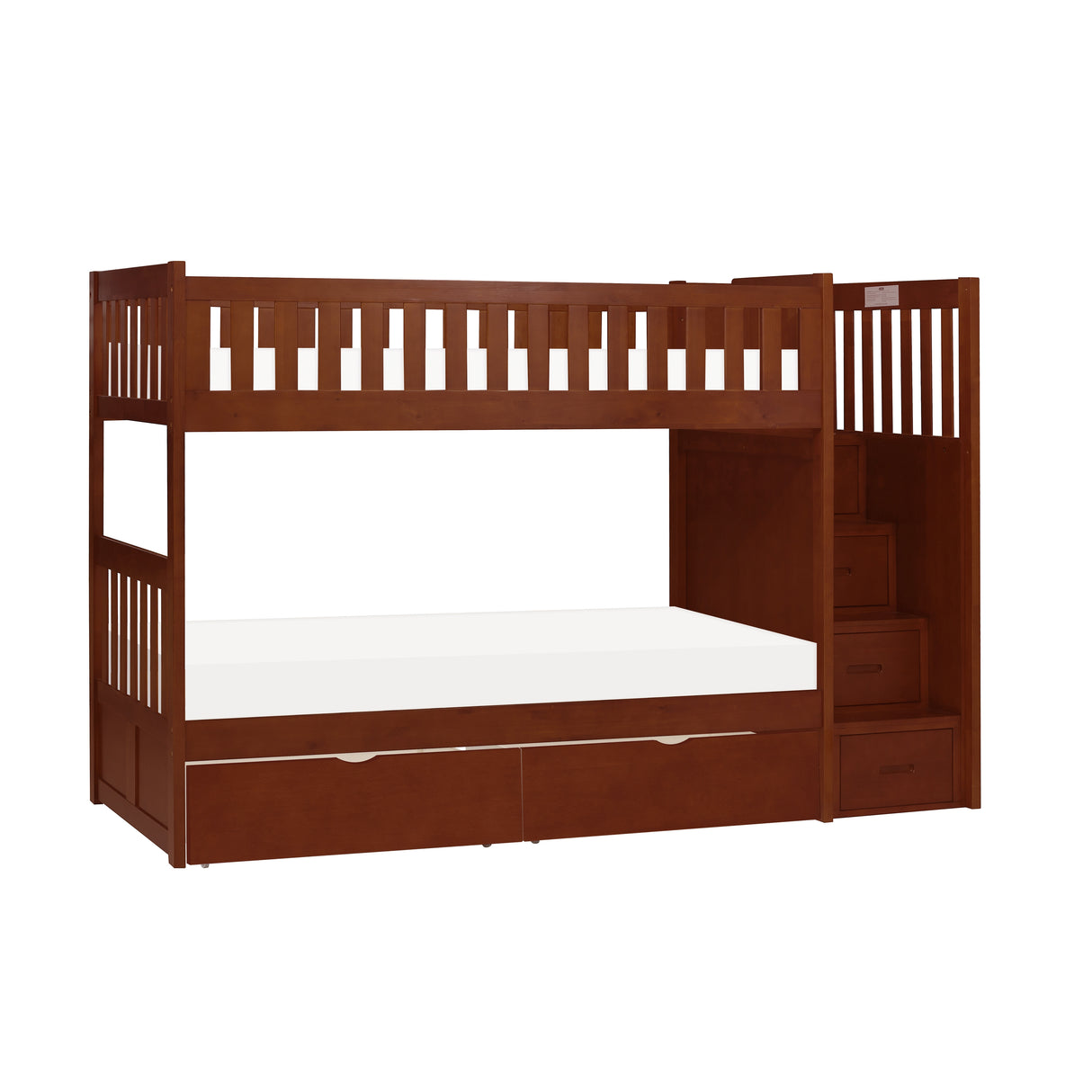Rowe Dark Cherry Twin Platform Bed from Homelegance - Luna Furniture