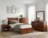 Rowe Dark Cherry Mirror (Mirror Only) from Homelegance - Luna Furniture