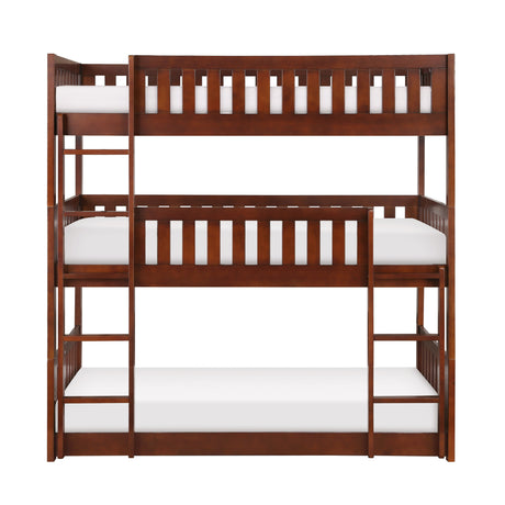 Lani Black Twin/Twin Bunk Bed from Homelegance - Luna Furniture