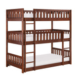 Lani Black Twin/Twin Bunk Bed from Homelegance - Luna Furniture