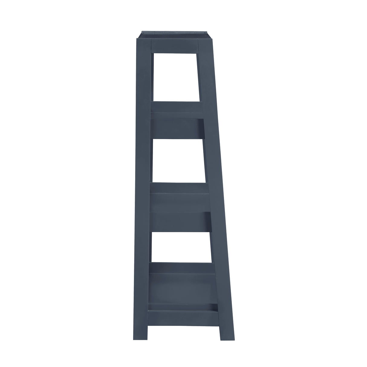 Sloane Navy Blue Bookcase, 3 Fixed Shelves from Homelegance - Luna Furniture