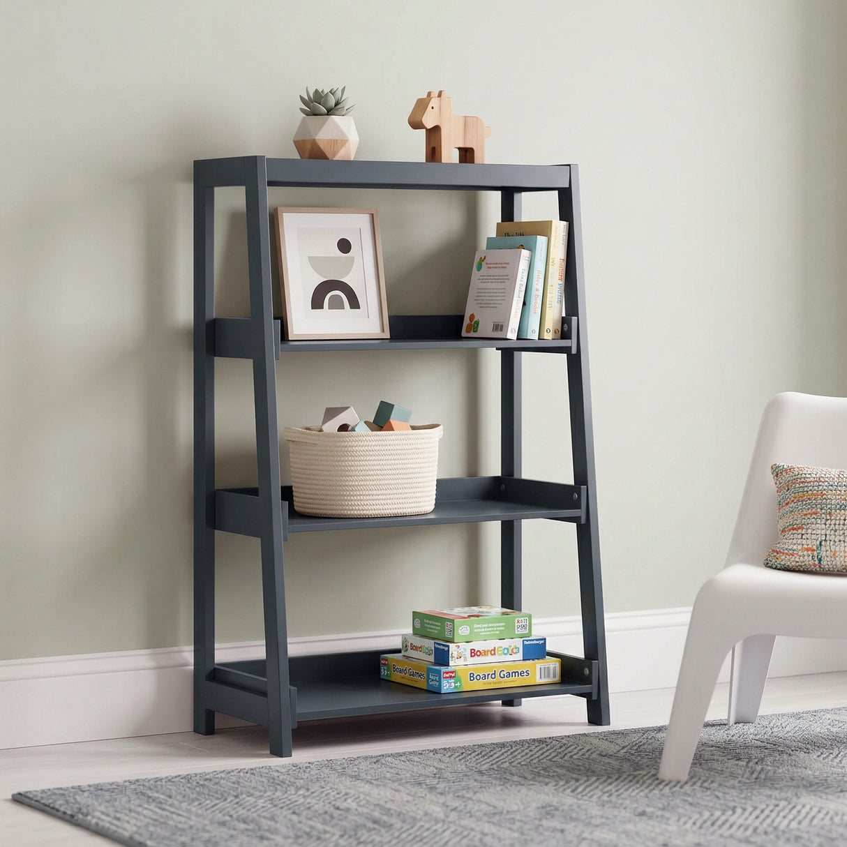Sloane Navy Blue Twin/Twin Bunk Bed from Homelegance - Luna Furniture