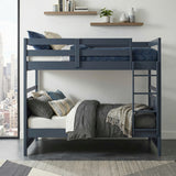 Sloane Navy Blue Twin/Twin Bunk Bed from Homelegance - Luna Furniture