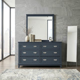 Sloane Navy Blue Mirror from Homelegance - Luna Furniture