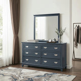 Sloane Navy Blue Mirror from Homelegance - Luna Furniture