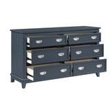 Sloane Navy Blue 5-Piece Pack Children Table and Chairs Set from Homelegance - Luna Furniture