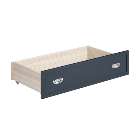 Sloane Navy Blue Twin/Full Bunk Bed from Homelegance - Luna Furniture