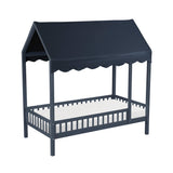 Sloane Navy Blue Full/Full Bunk Bed from Homelegance - Luna Furniture