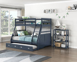 Sloane Navy Blue Trundle from Homelegance - Luna Furniture