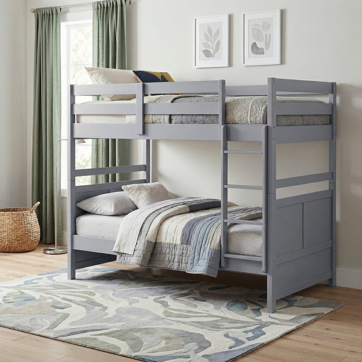 Sloane Gray Twin/Twin Bunk Bed