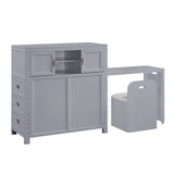 Sloane Gray Twin Bookcase Bed from Homelegance - Luna Furniture