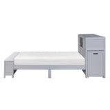 Sloane Gray Twin Canopy Platform Bed from Homelegance - Luna Furniture