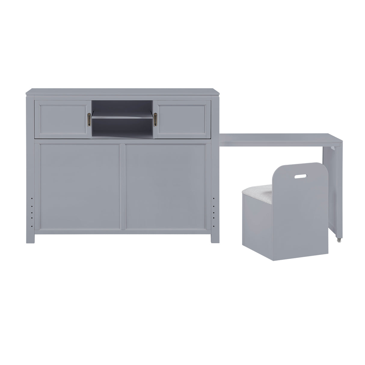 Sloane Gray Twin Canopy Platform Bed from Homelegance - Luna Furniture