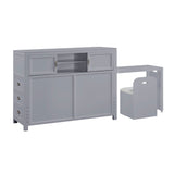 Sloane Gray Twin Canopy Platform Bed from Homelegance - Luna Furniture